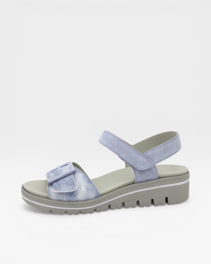 Sandalia Plantilla Extraíble Piel Jeans 250774