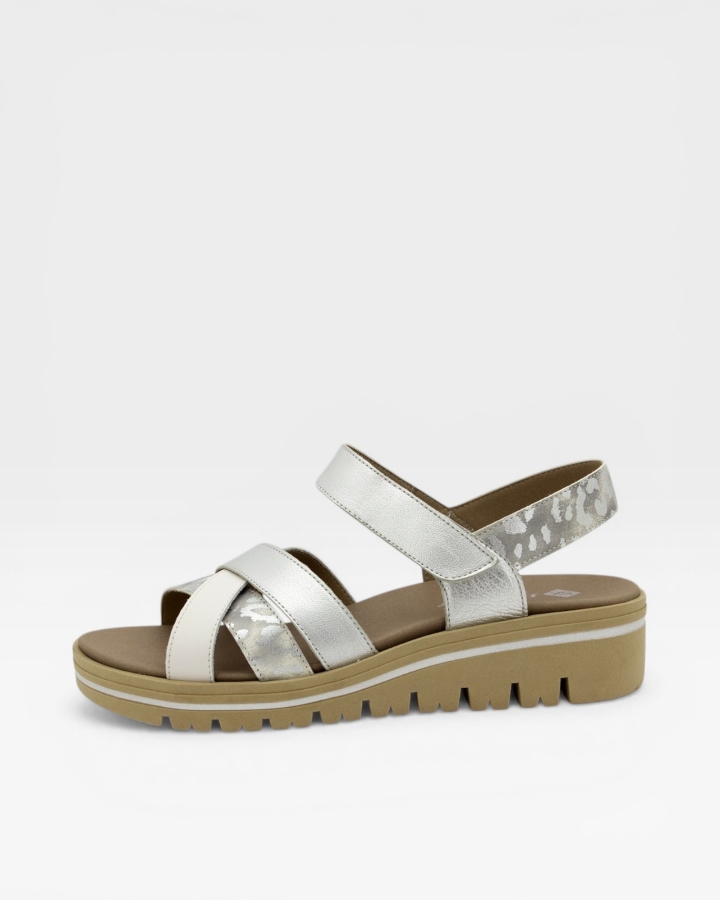 Sandalia Plantilla Extraíble Piel Hielo 250784