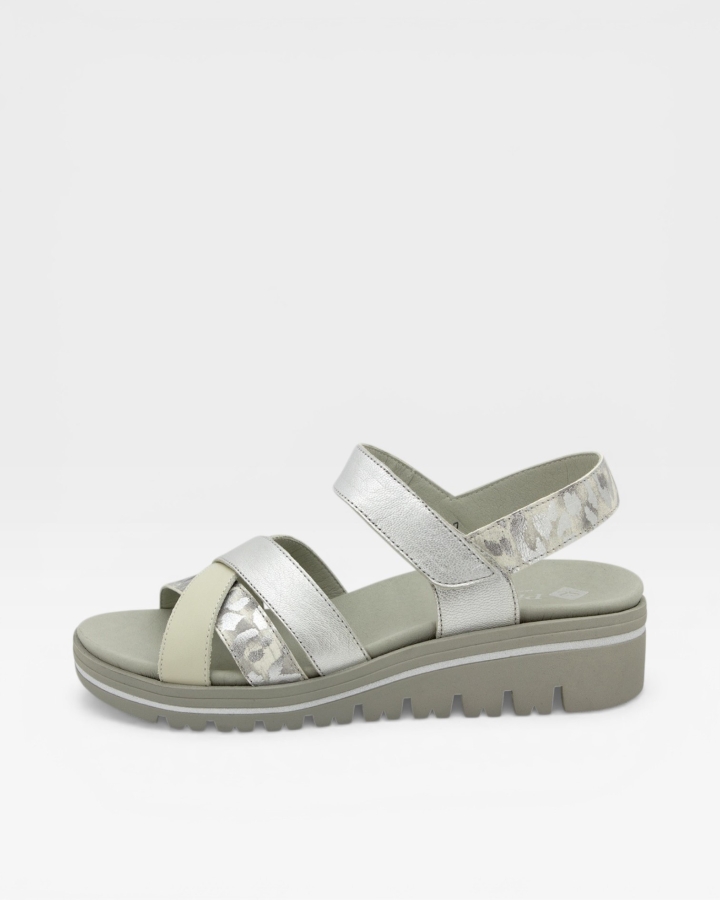 Sandalia Plantilla Extraíble Piel Hielo 250784