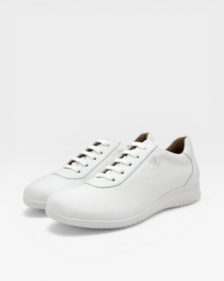 Zapato Respetuoso Piel Blanco 250901