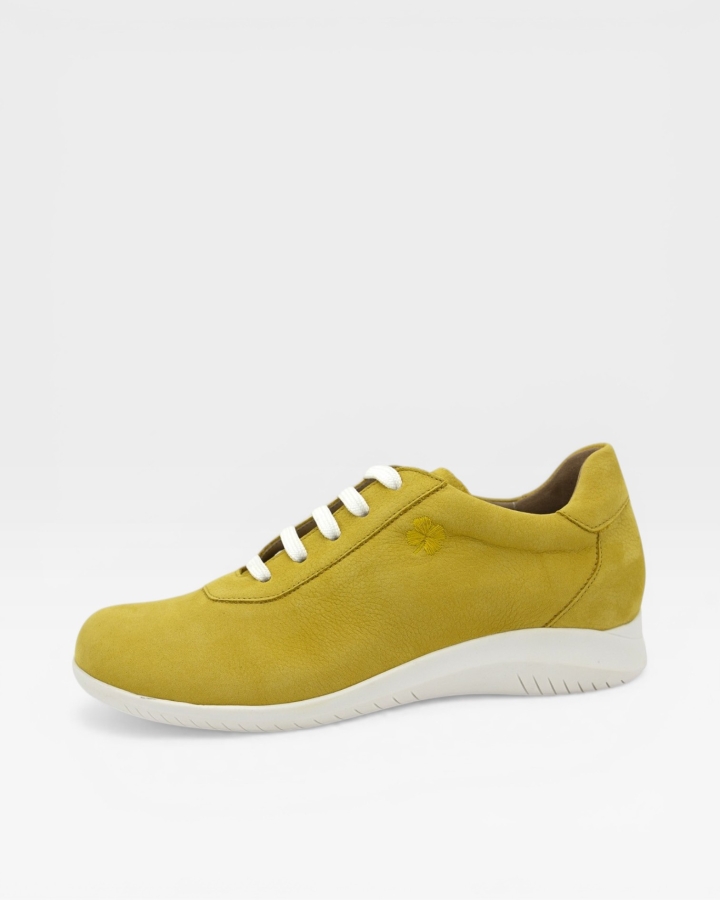 Zapato Respetuoso Nobuck Mostaza 250901