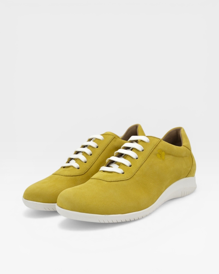 Zapato Respetuoso Nobuck Mostaza 250901