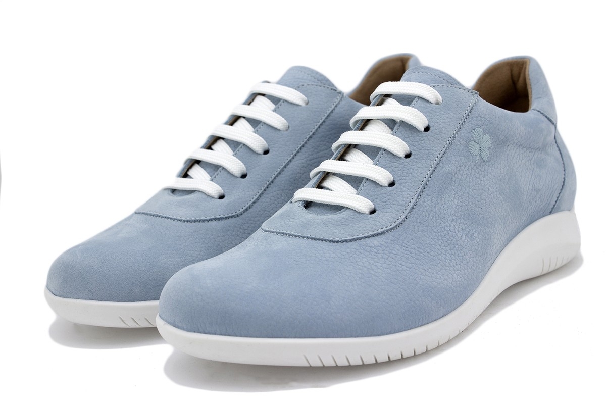 Zapato Respetuoso Nobuck Cielo 250901