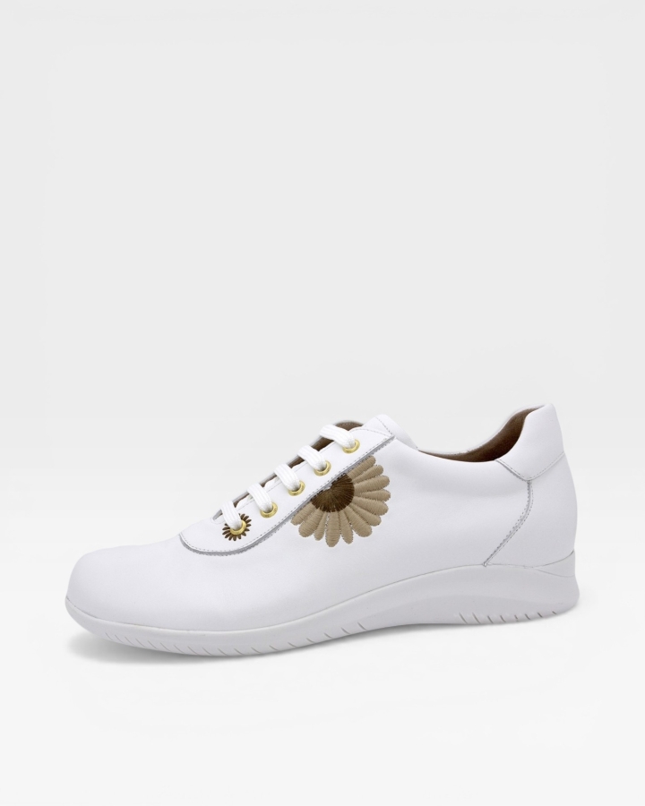 Zapato Respetuoso Piel Blanco 250902