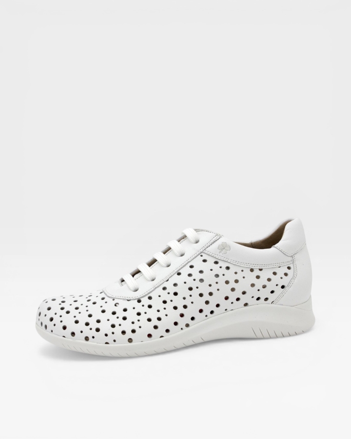 Zapato Respetuoso Piel Blanco 250903