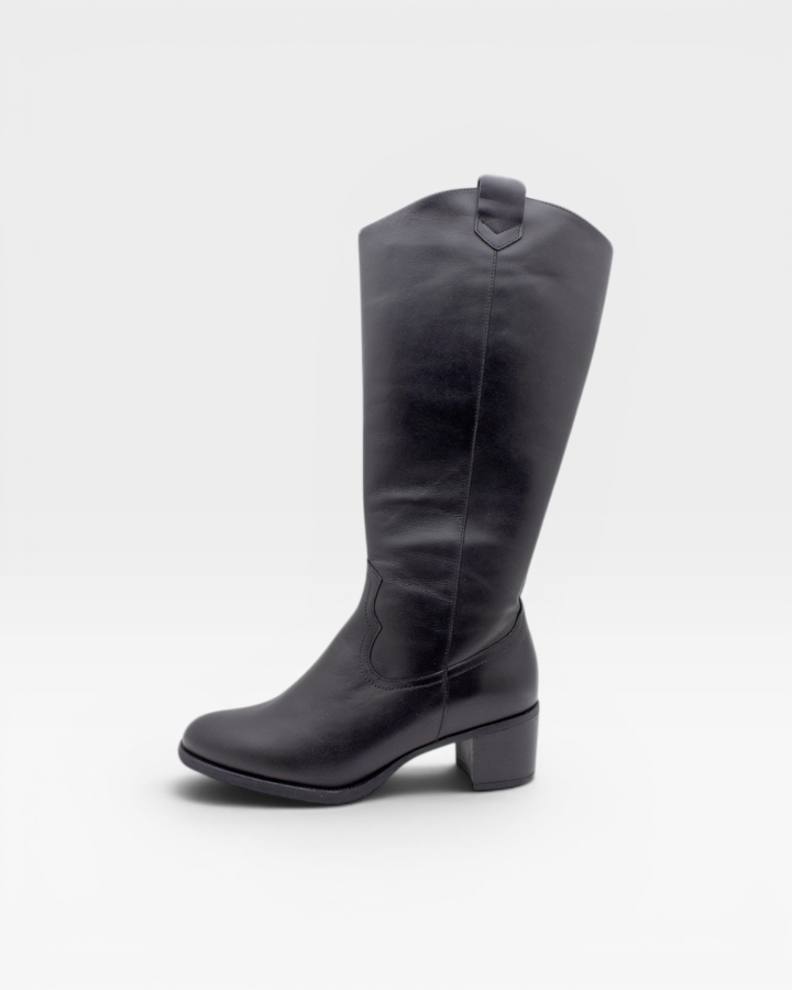 Bota Piel Negro 255460 L