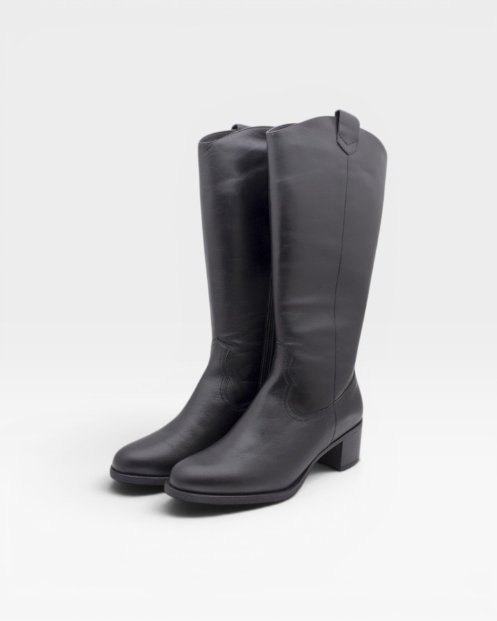 Bota Piel Negro 255460 L
