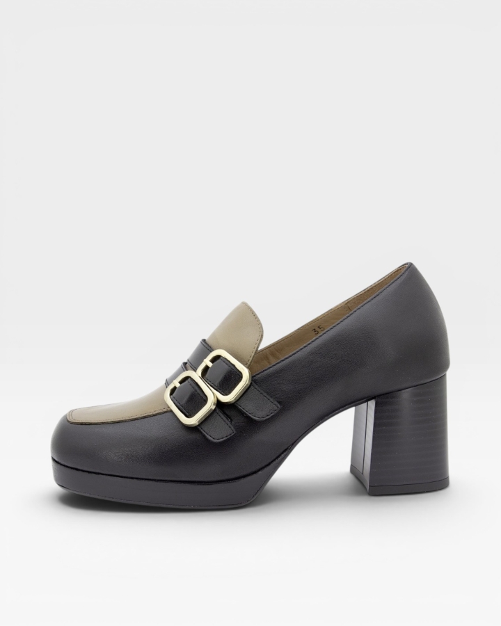 Mocasín Piel Negro 255494