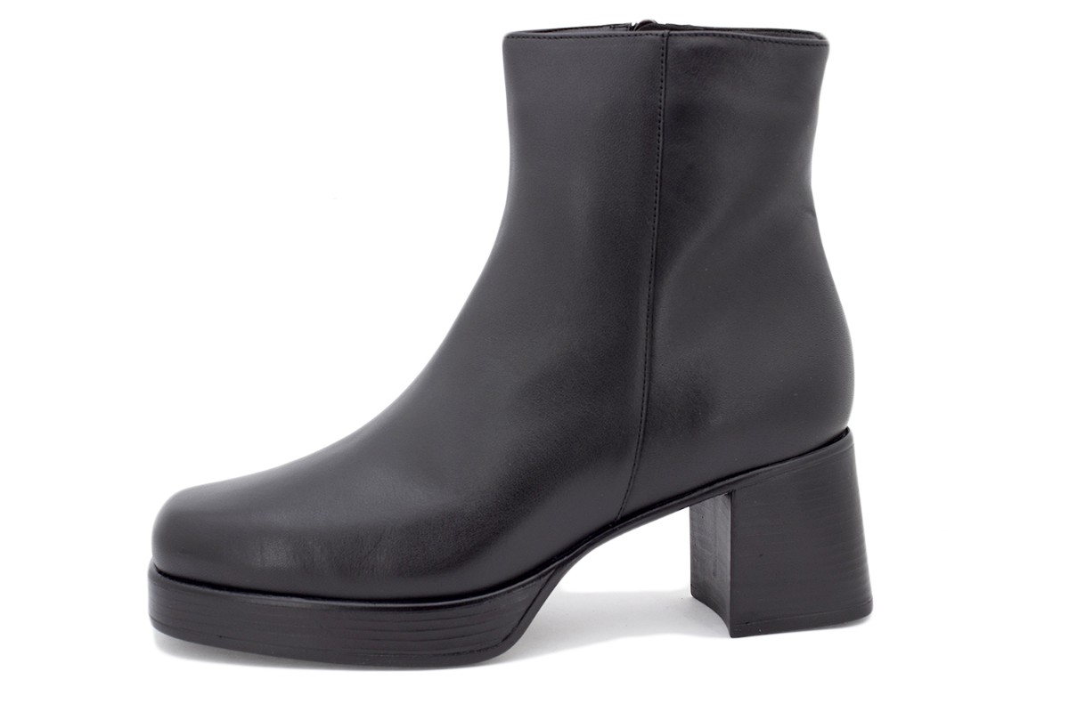 Botín Piel Negro 255503
