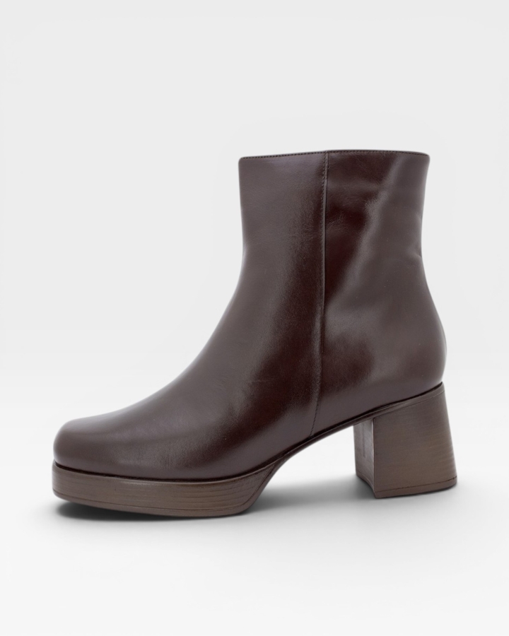Botín Piel Caoba 255503