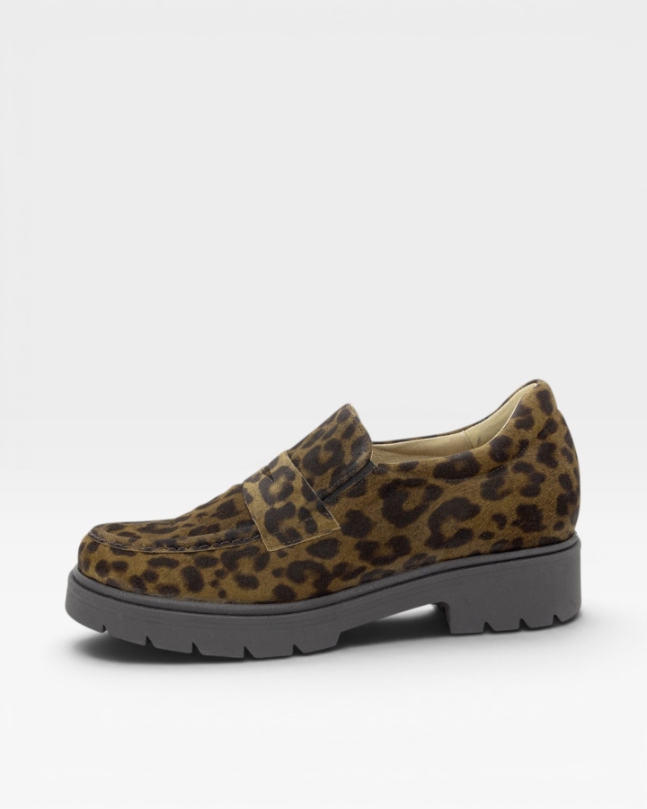 Mocasín Estampado Cuero 255629