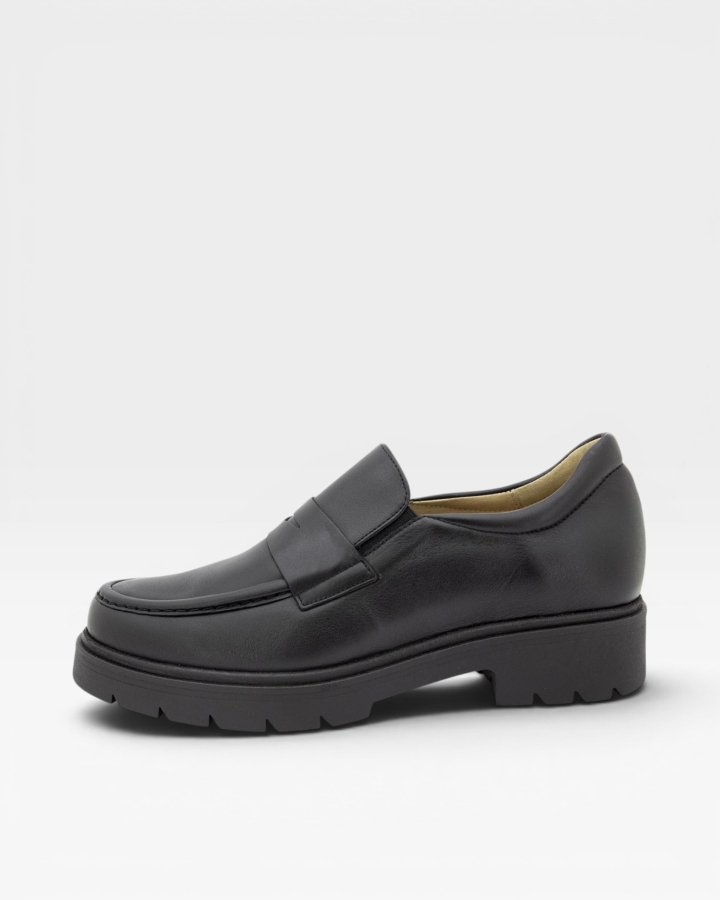 Mocasín Piel Negro 255629