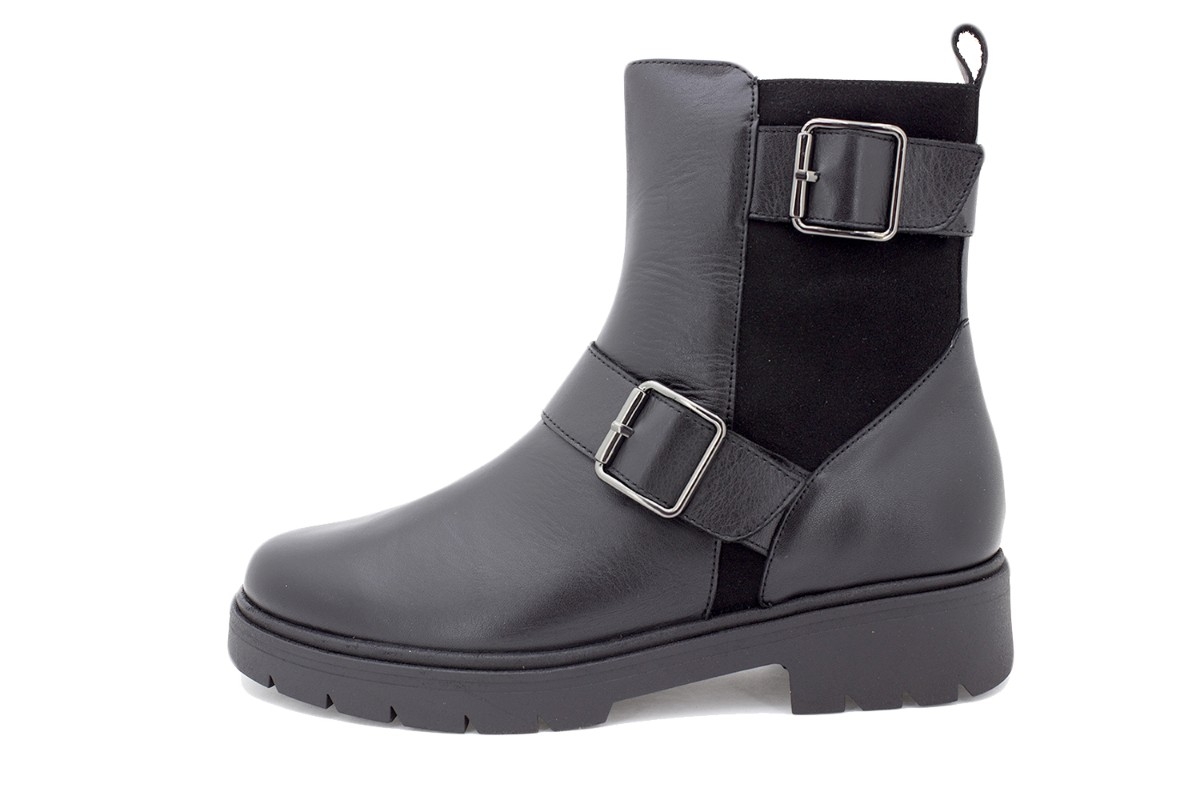 Botín Piel Negro 255647