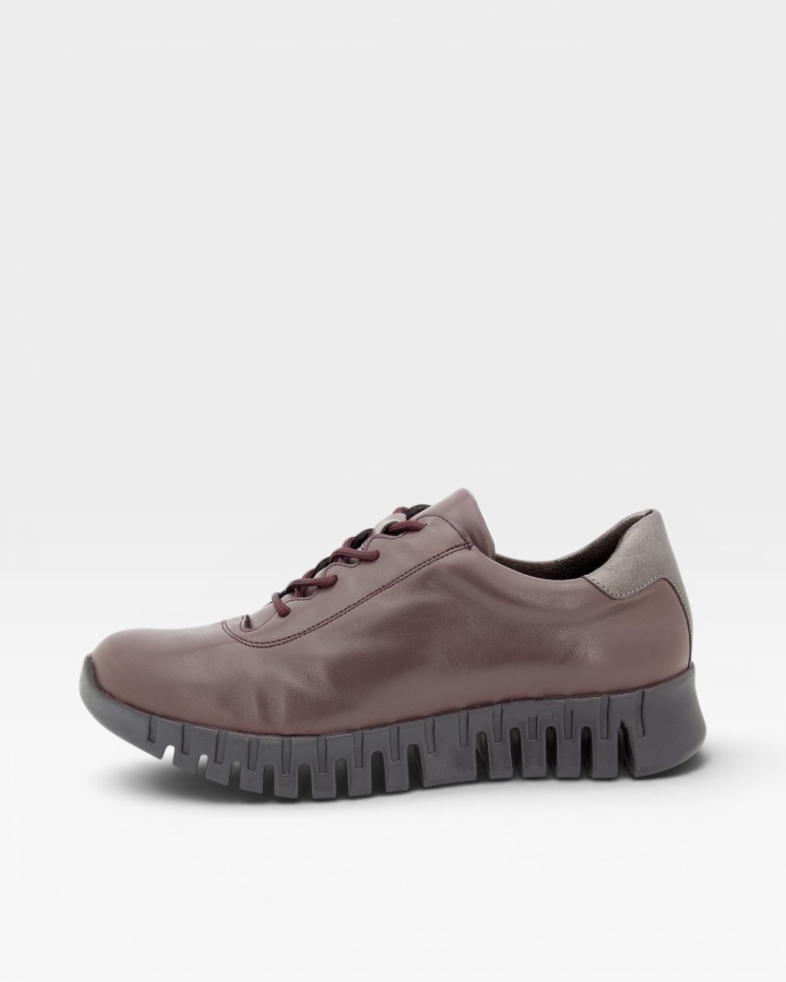 Sneaker Piel Burdeos 255675