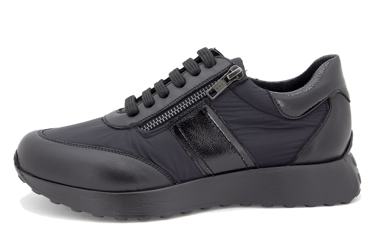 Sneaker Piel Negro 255756