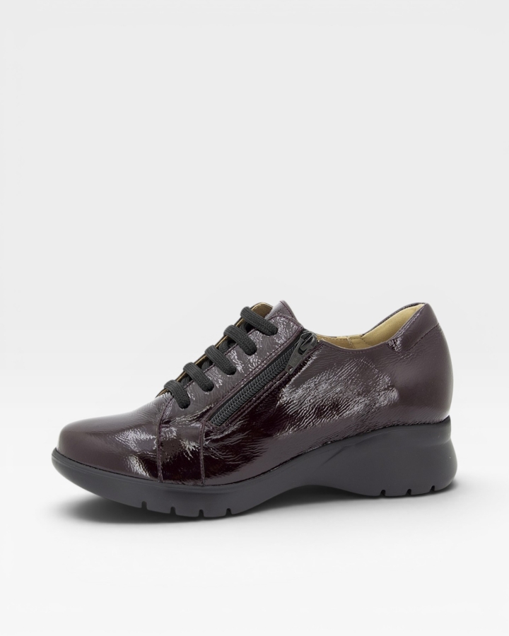 Zapato Cordón Charol Burdeos 255855