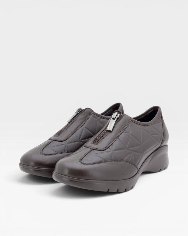 Sneaker Piel Caoba 255859
