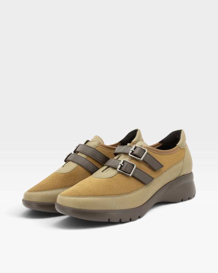 Sneaker Piel Pardo 255862