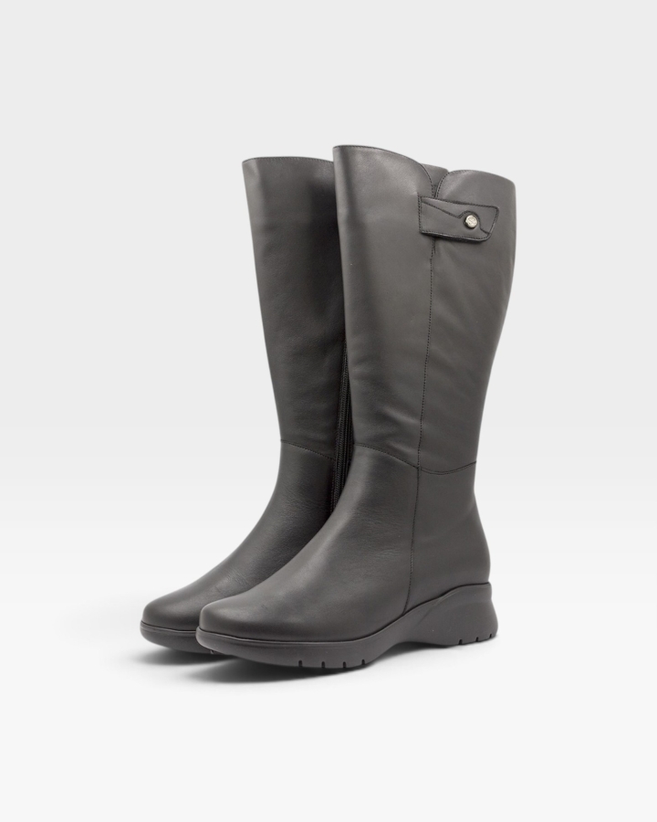 Bota Piel Negro 255879 L