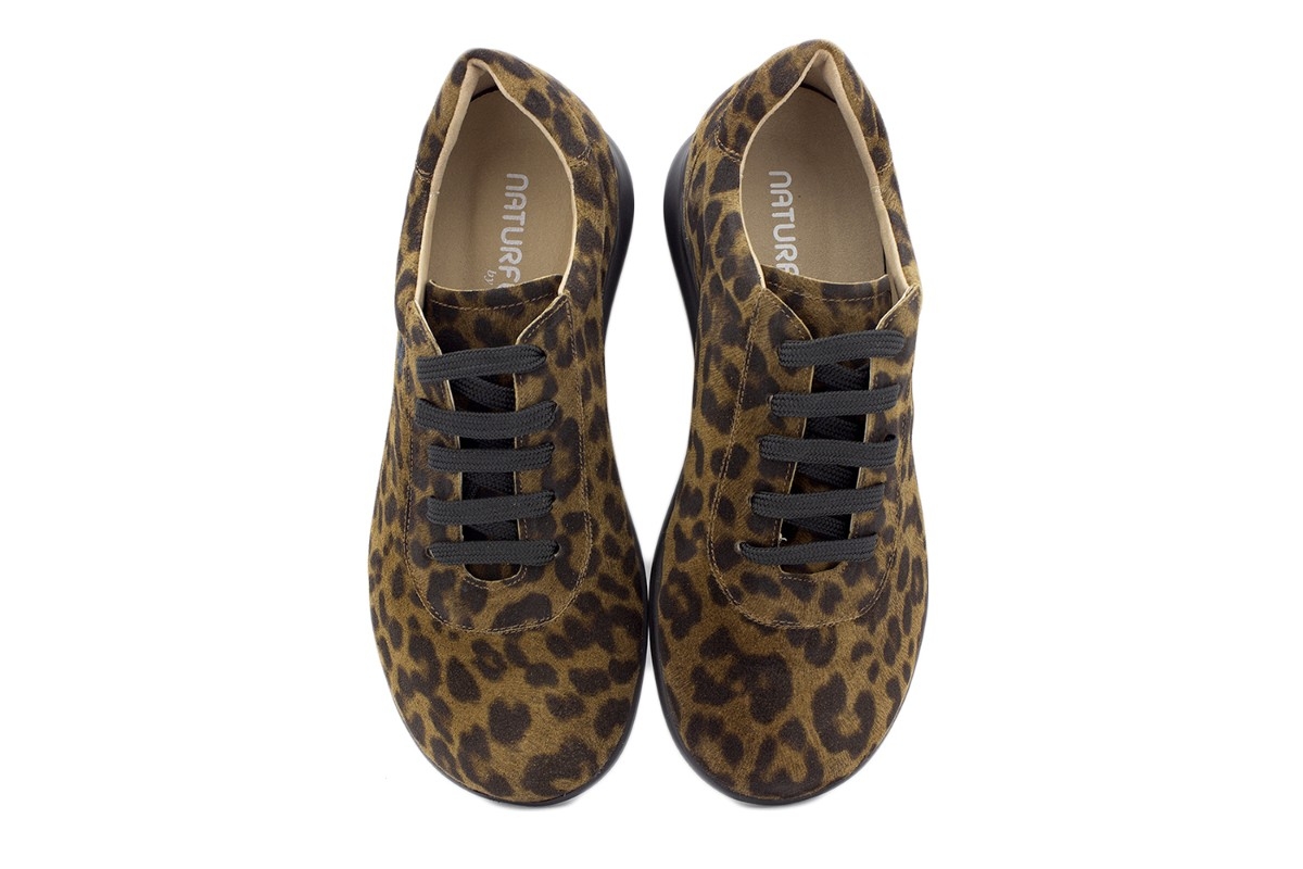 Zapato Respetuoso Estampado Cuero 255991