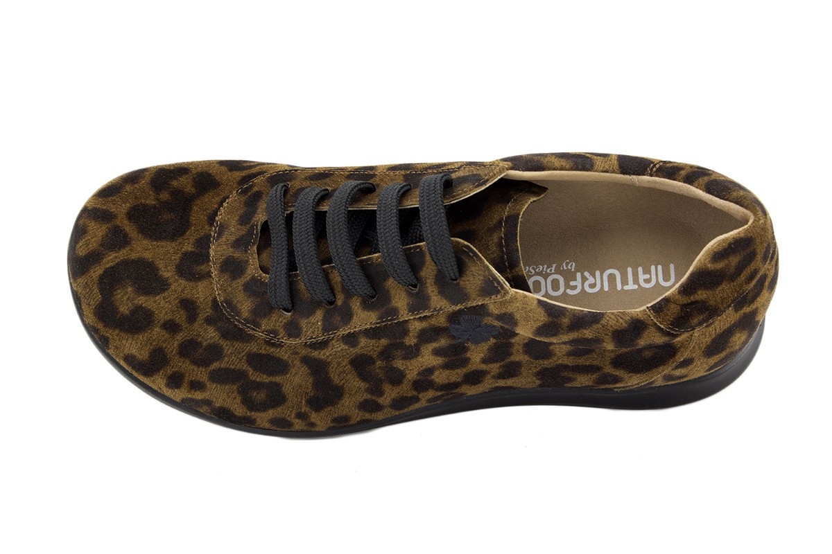 Zapato Respetuoso Estampado Cuero 255991
