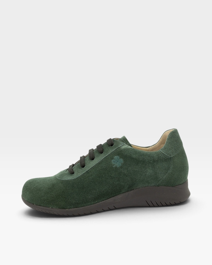 Zapato Respetuoso Ante Verde 255991