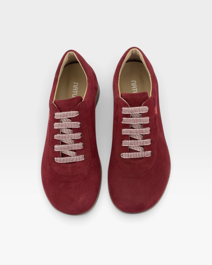 Zapato Respetuoso Ante Cereza 255991