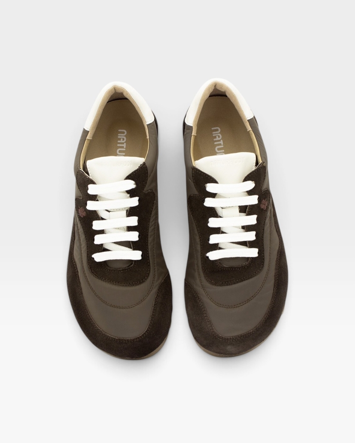 Zapato Respetuoso Ante Caoba 265972